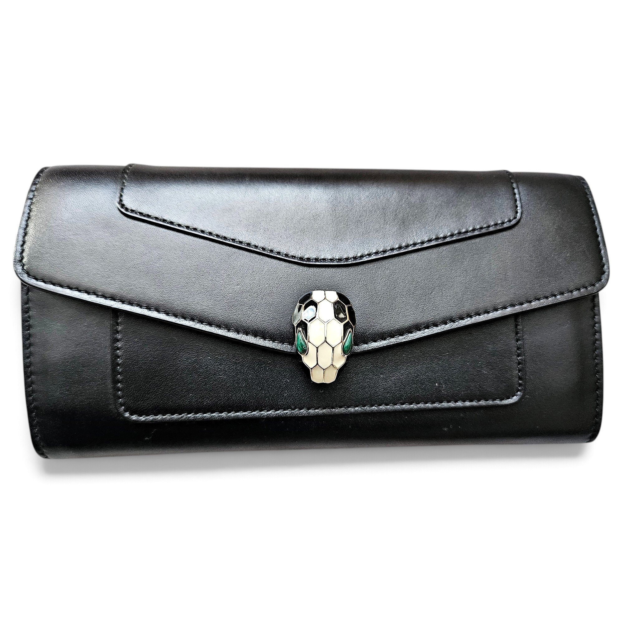Bvlgari Serpenti leather handbag