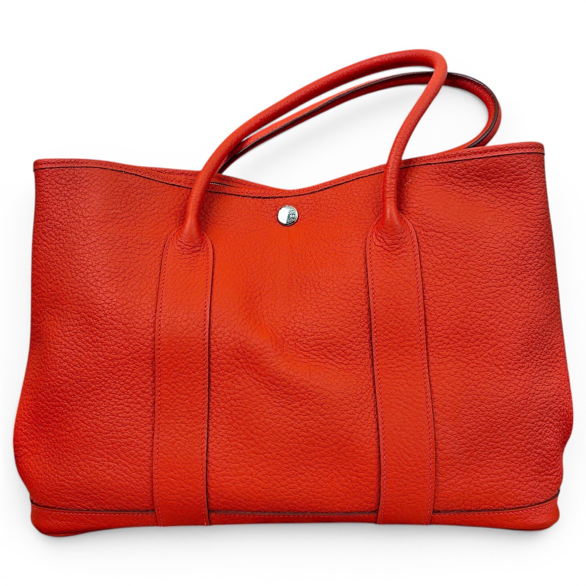 Garden Party leather handbag