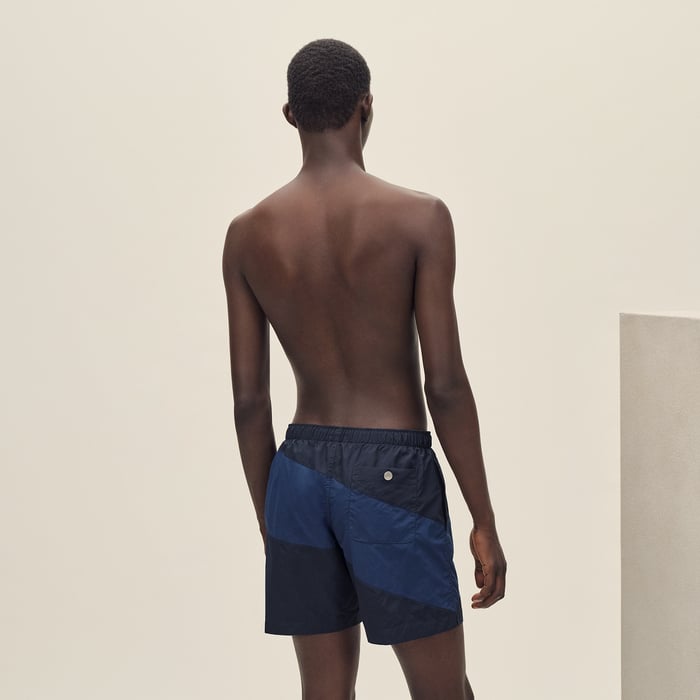 Marine "En Diagonale" Swim Trunks