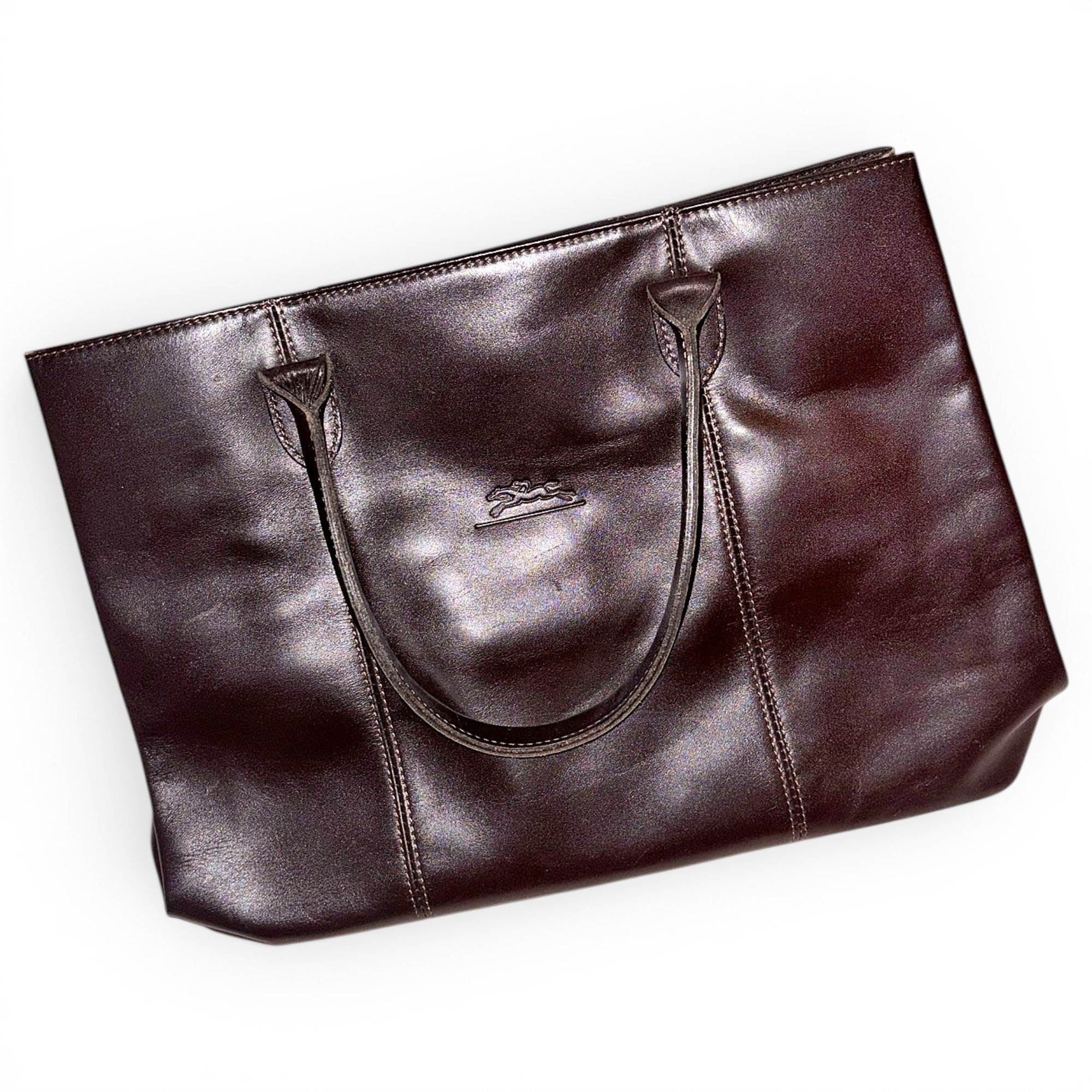 Leather tote