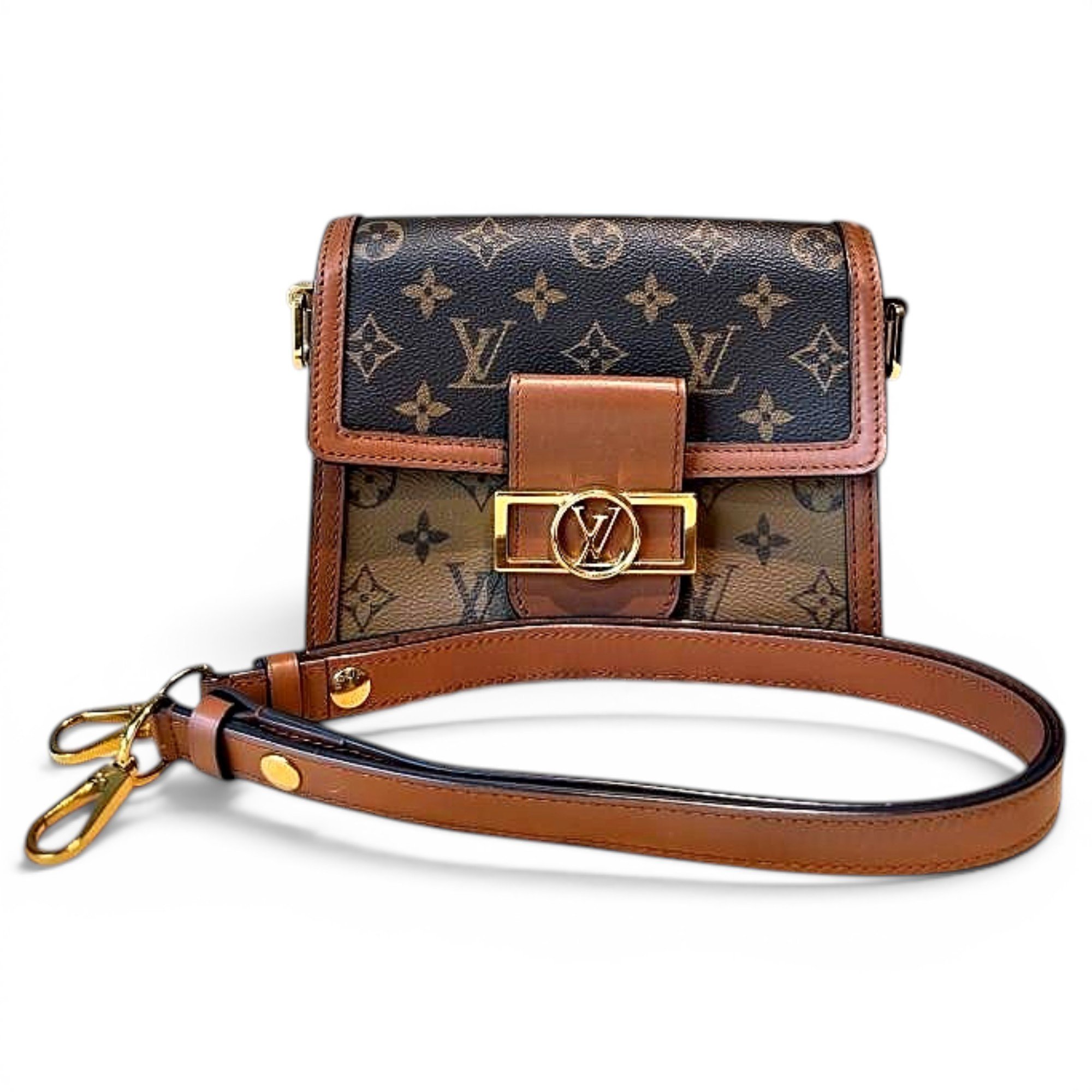 Dauphine Mini leather handbag