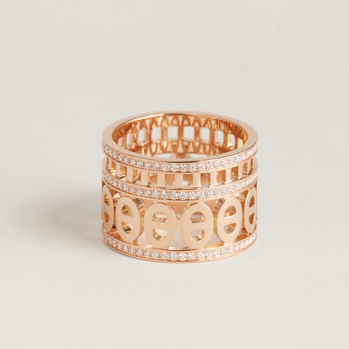 Sans Coloris Chaine d'Ancre Divine Ring, Medium Model
