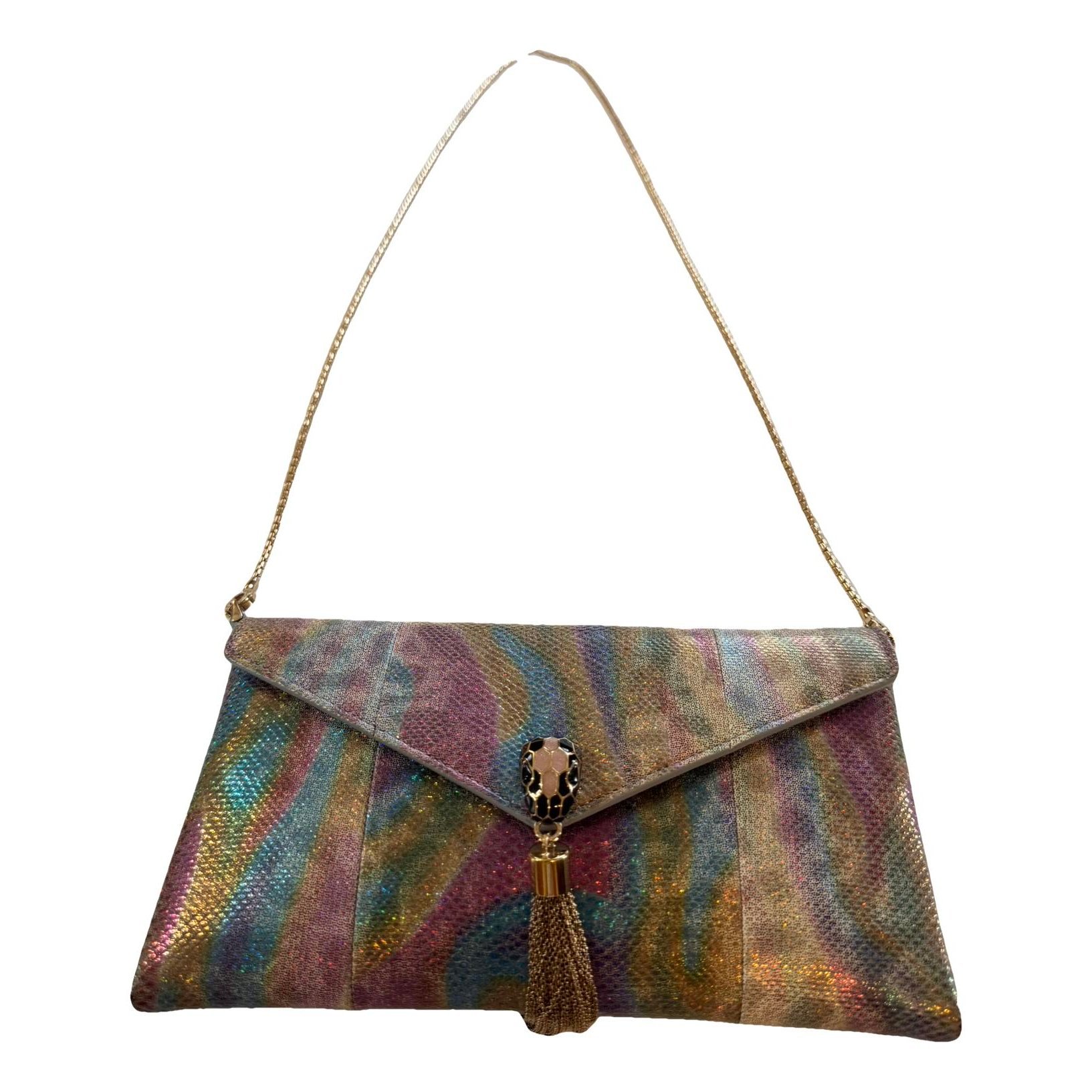 Bvlgari Python handbag