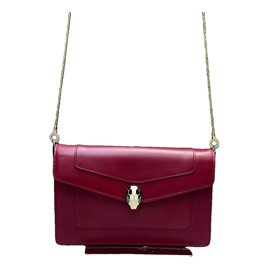Serpenti leather handbag