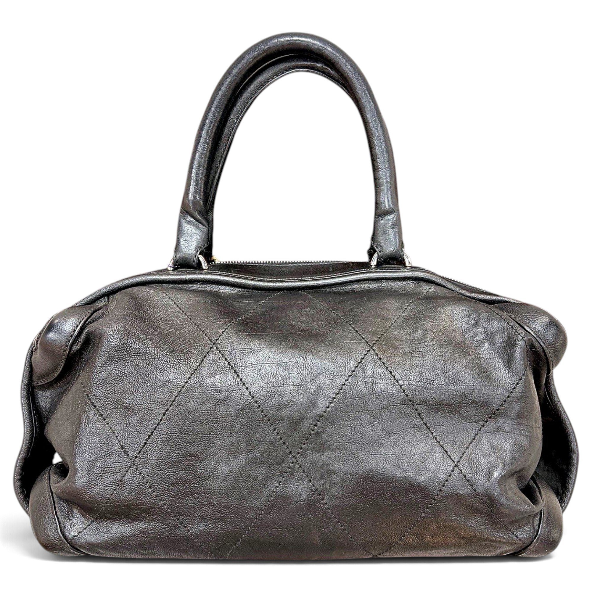 Chanel Leather bowling bag