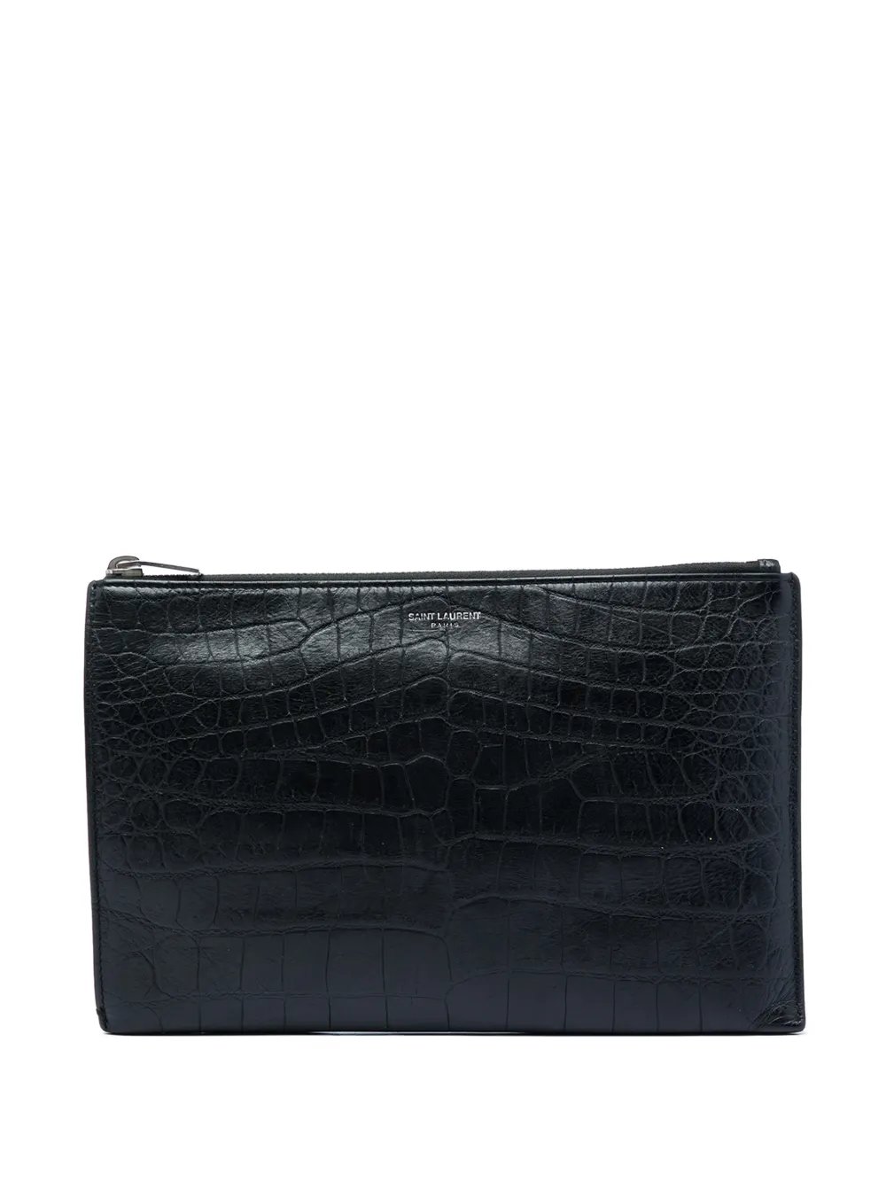 2016 Croc Embossed Leather clutch bag