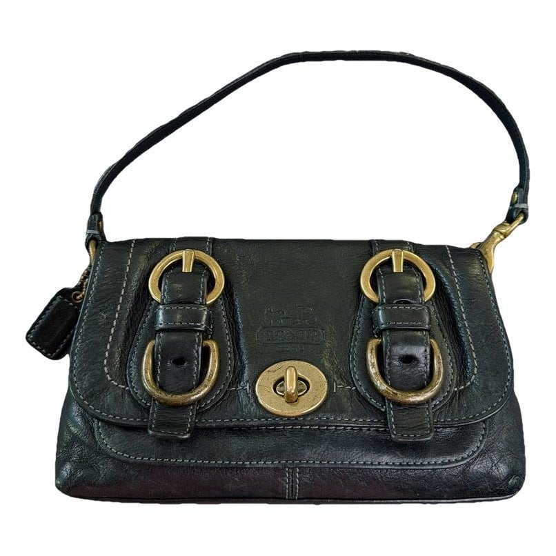 Signature Sufflette patent leather handbag