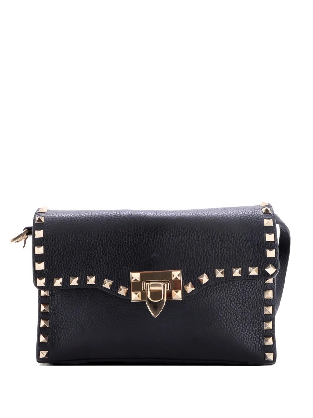 Rockstud Flip Lock Flap Bag Leather Medium crossbody bag