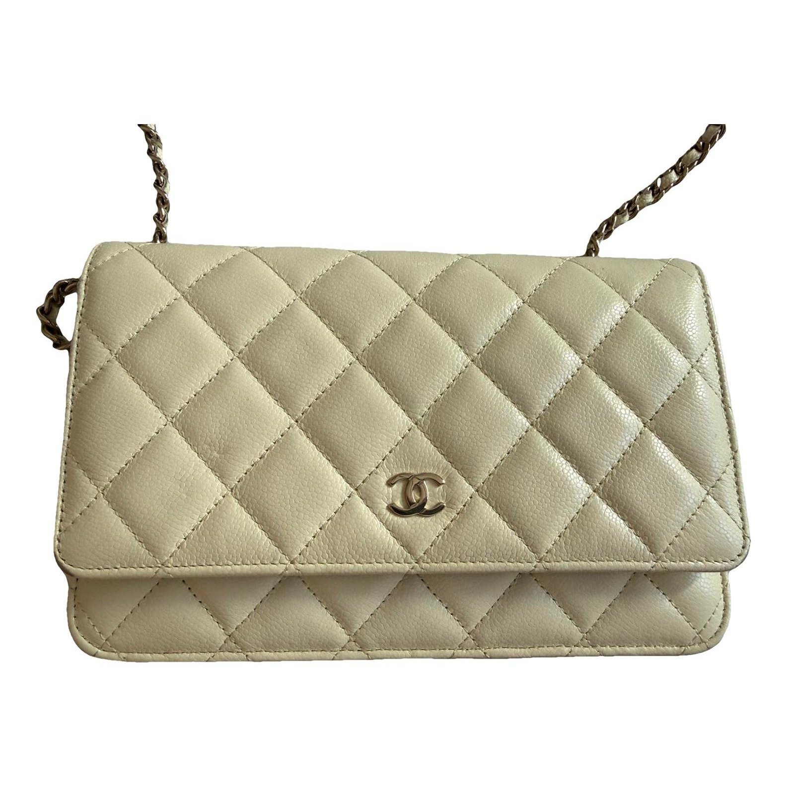 Wallet On Chain Cambon leather crossbody bag