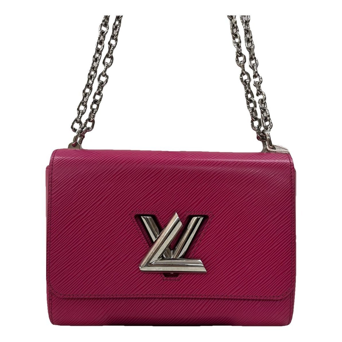 Twist leather handbag