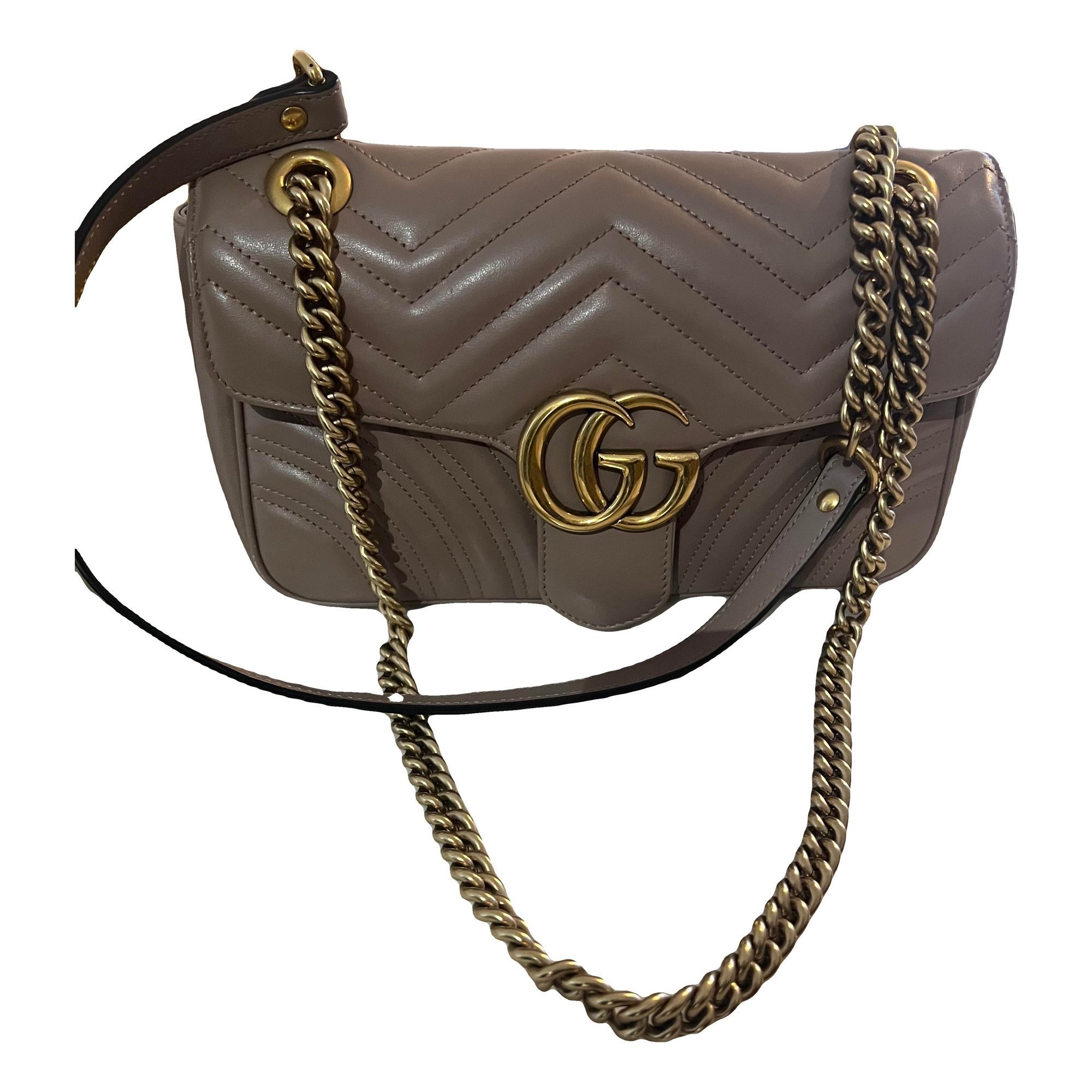 GG Marmont Flap leather handbag