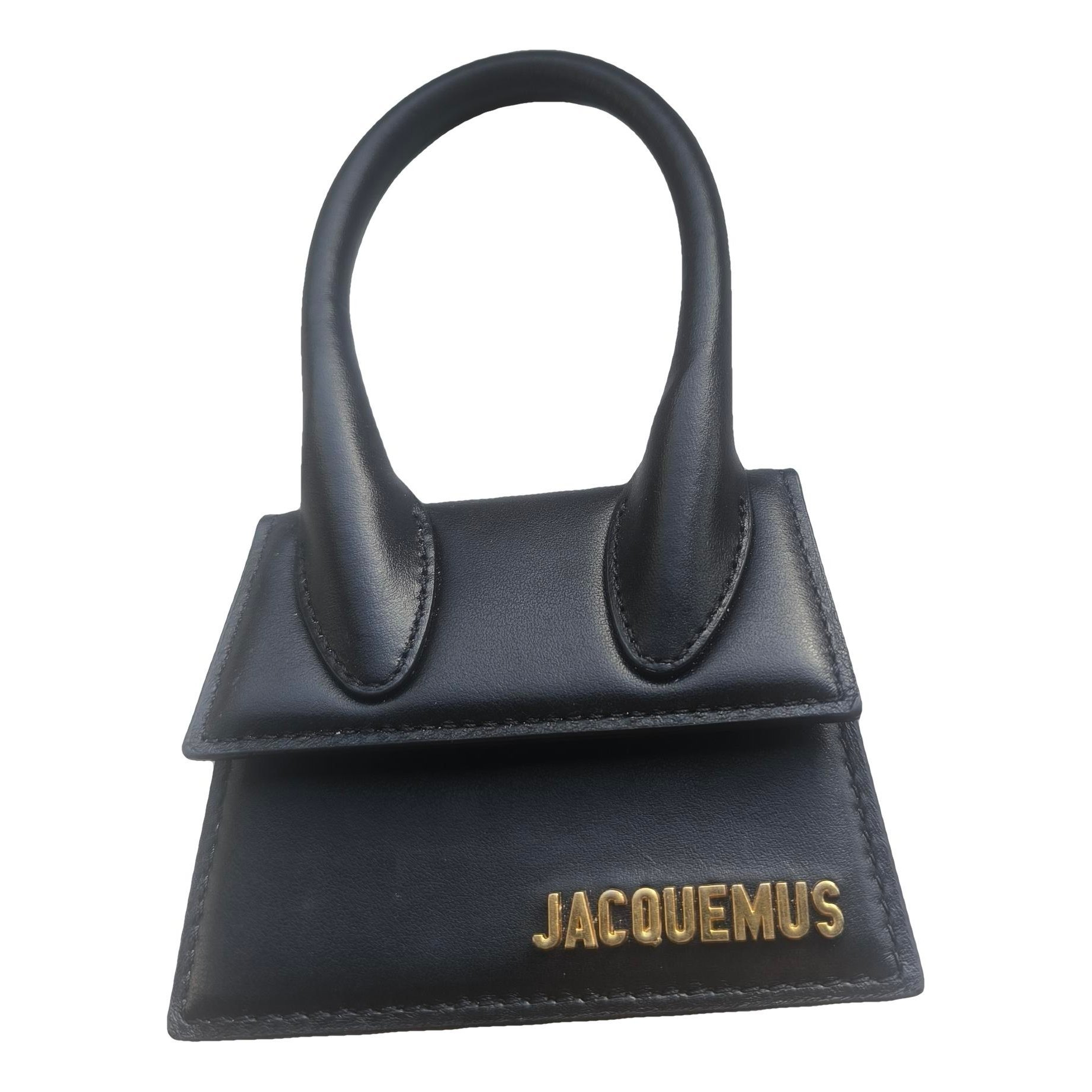 Leather clutch bag