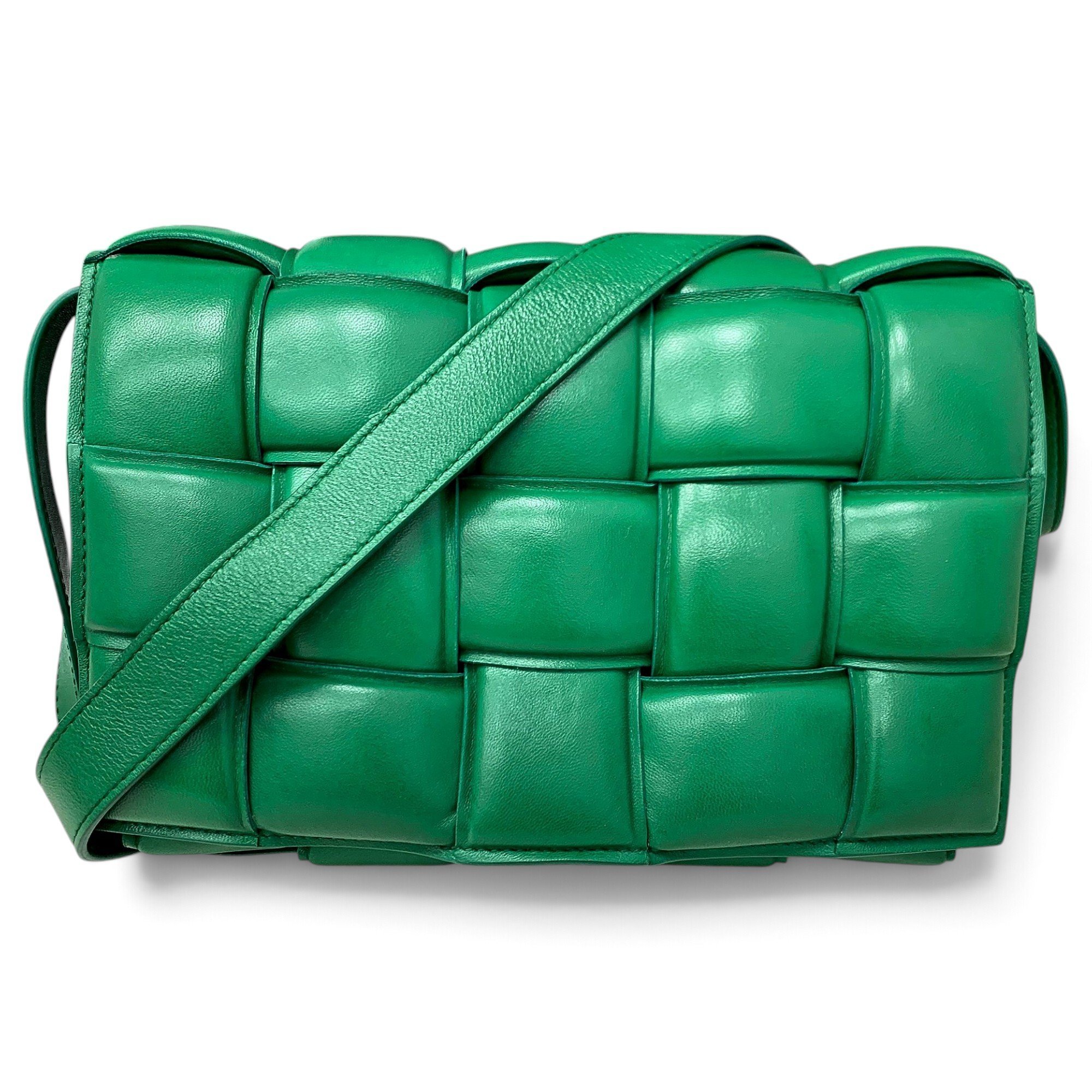 Cassette Padded leather handbag
