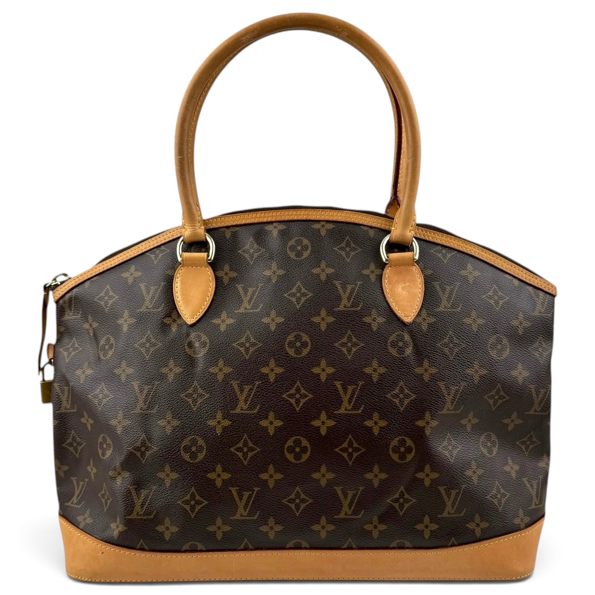 Lockit leather handbag