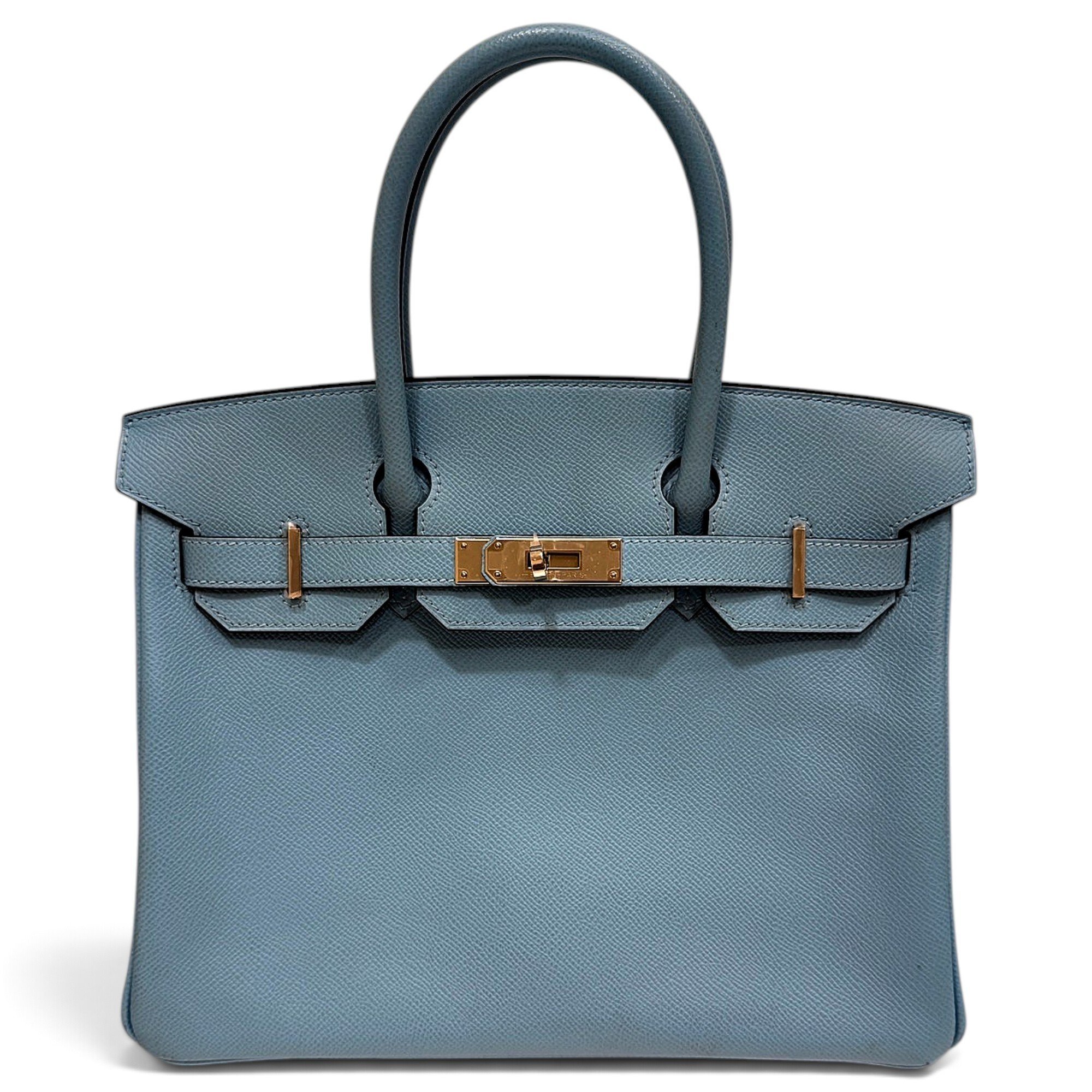Birkin 30 leather handbag
