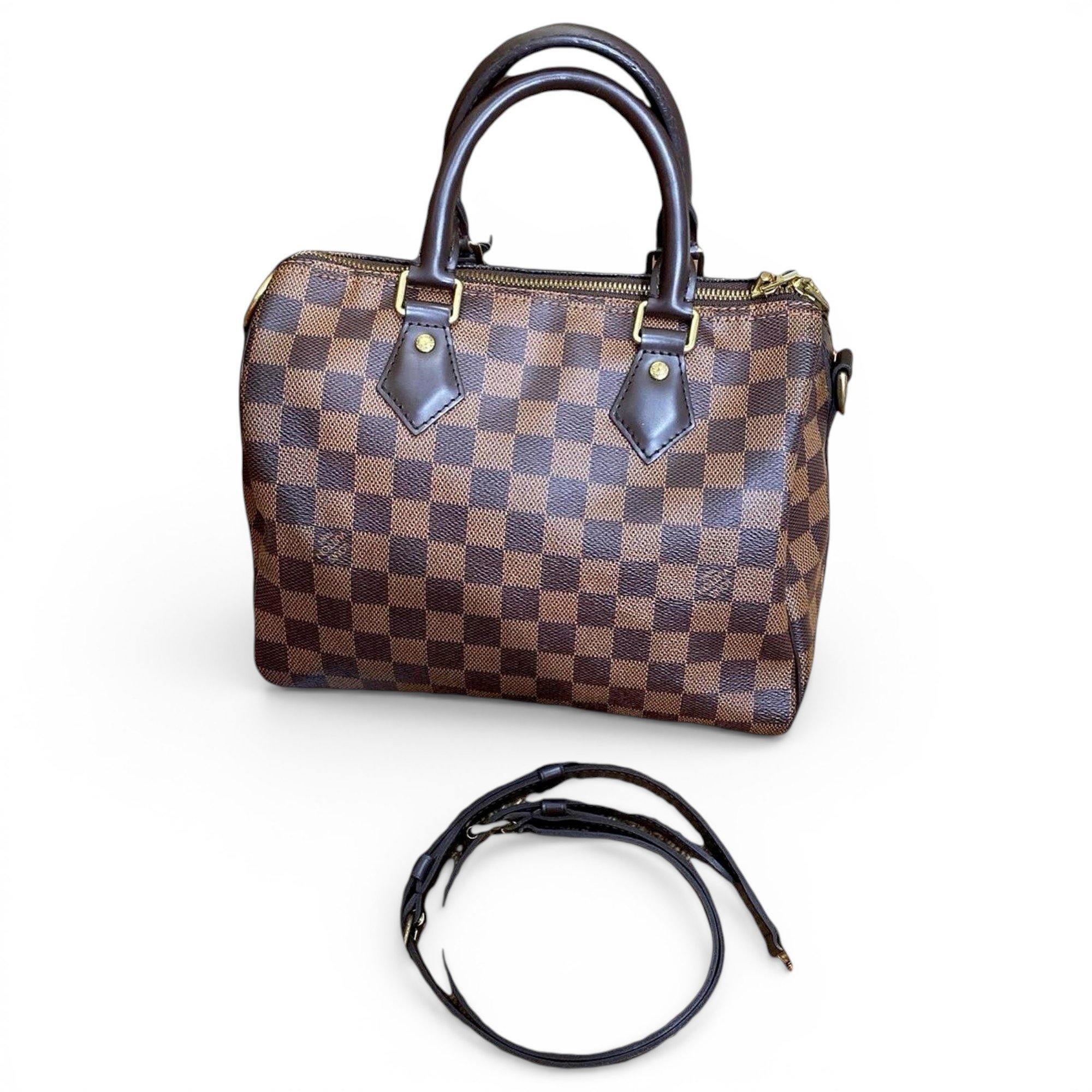Speedy leather handbag
