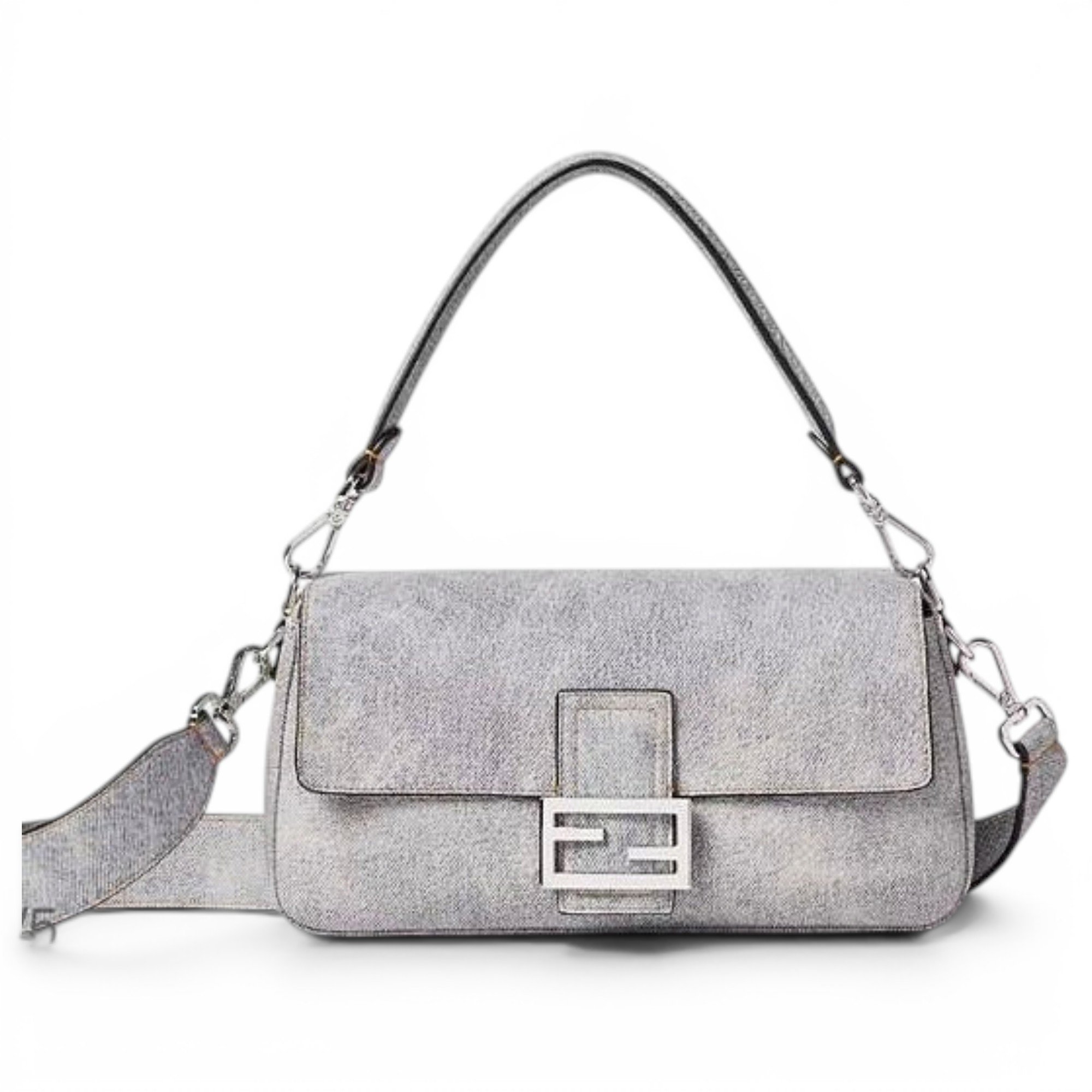 Baguette leather handbag