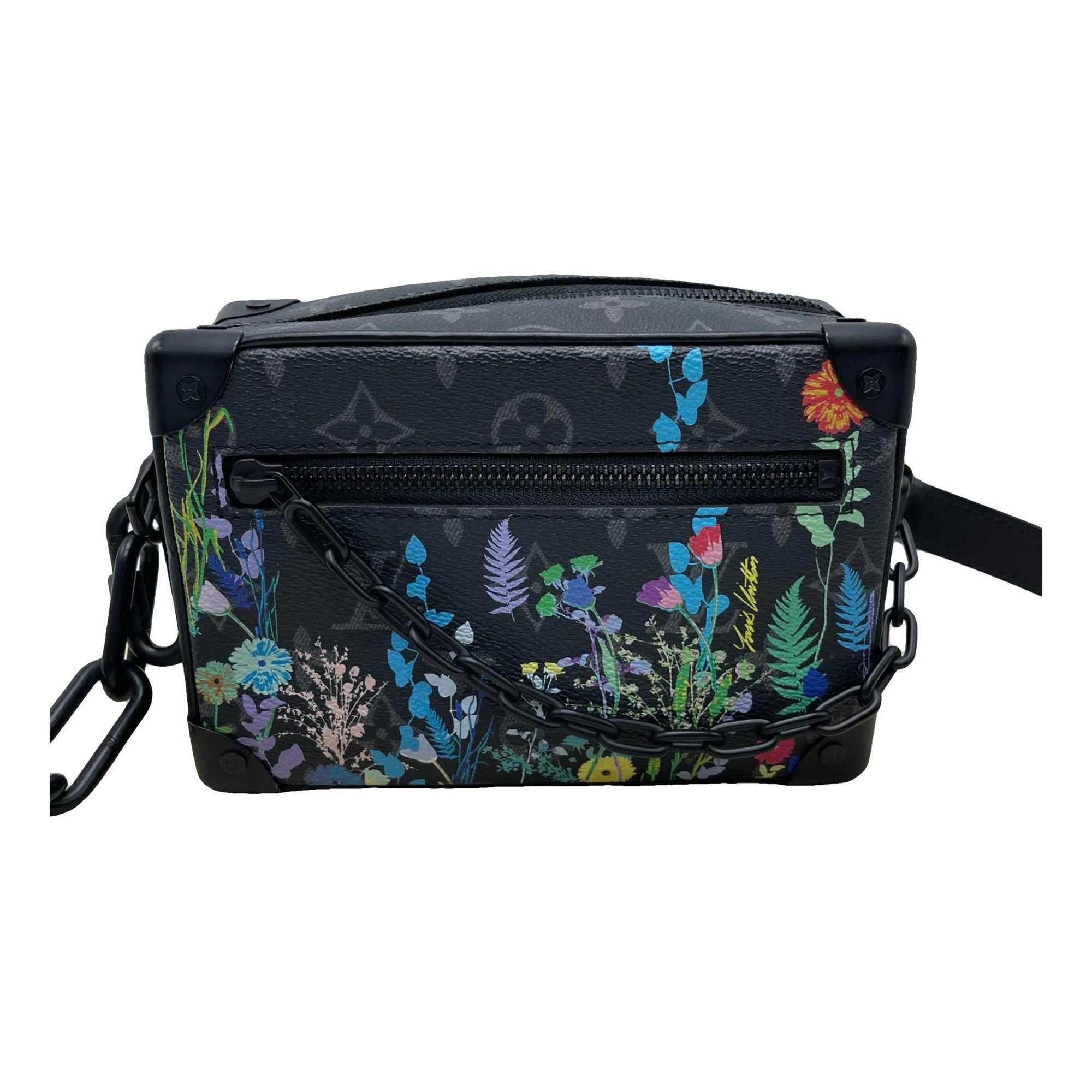 Pochette Trunk leather handbag