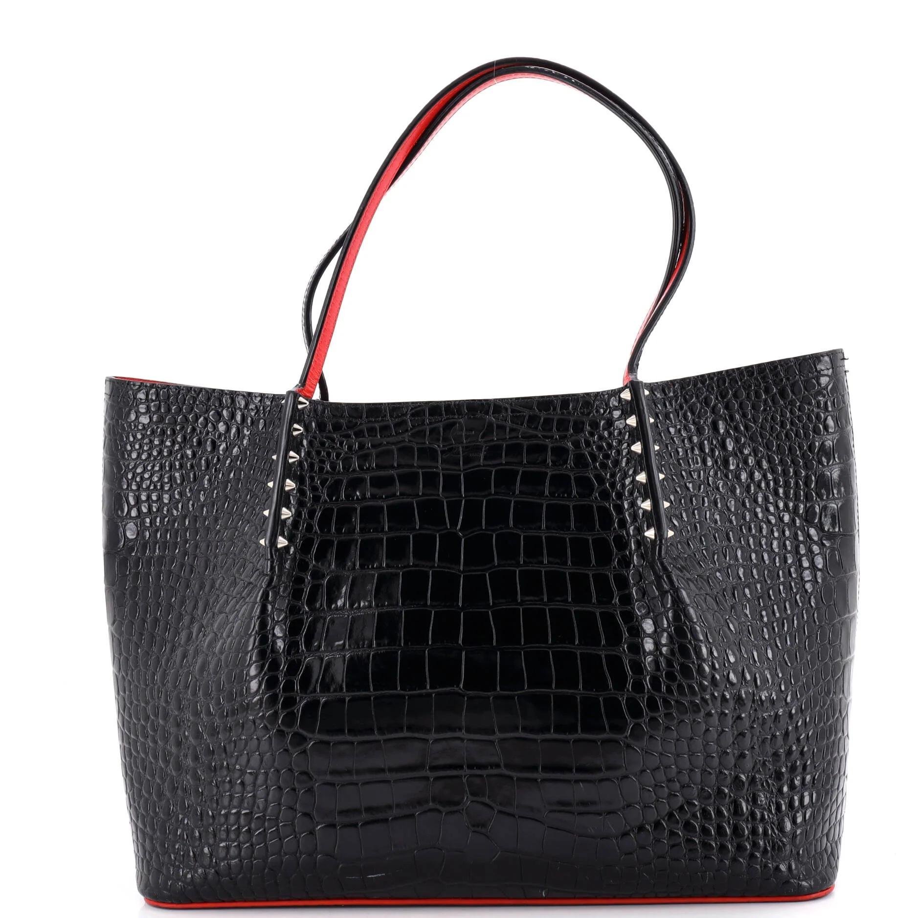 Leather tote