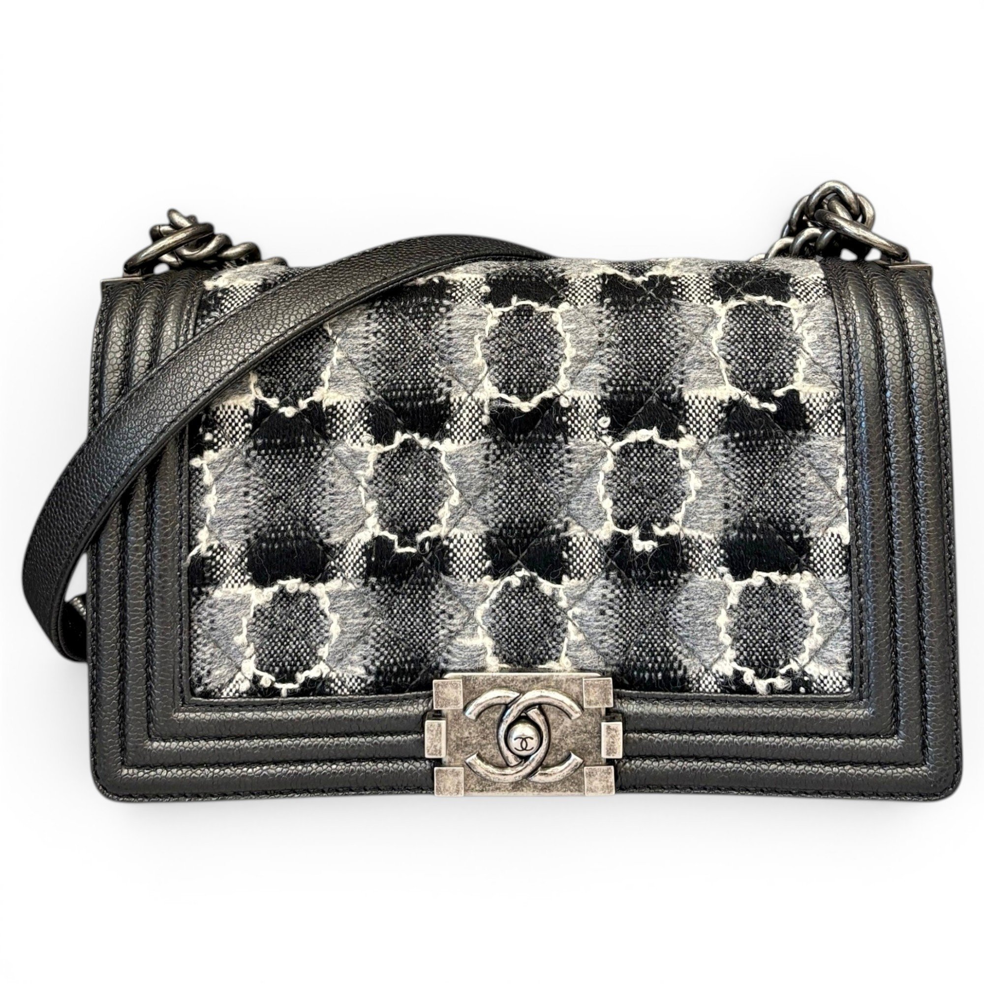 Boy tweed handbag