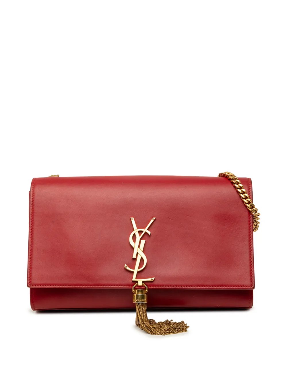 2016 Medium Smooth Calfskin Classic Monogram Kate Tassel crossbody bag
