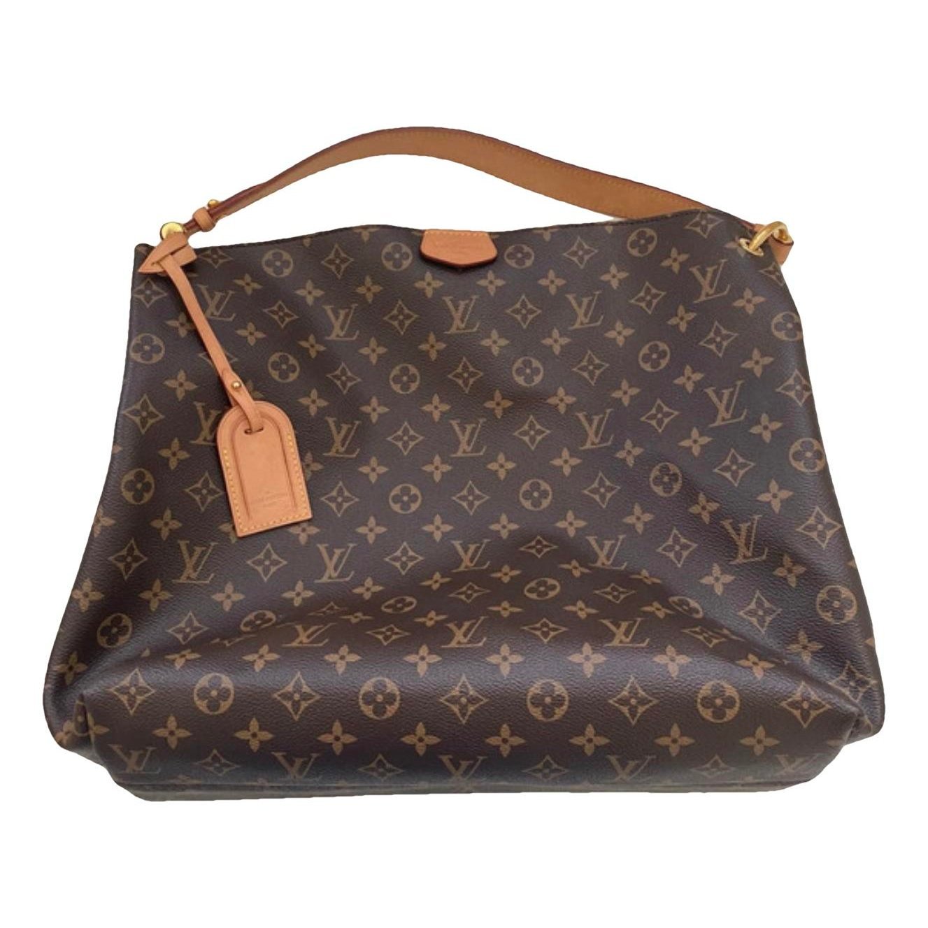 Graceful leather handbag