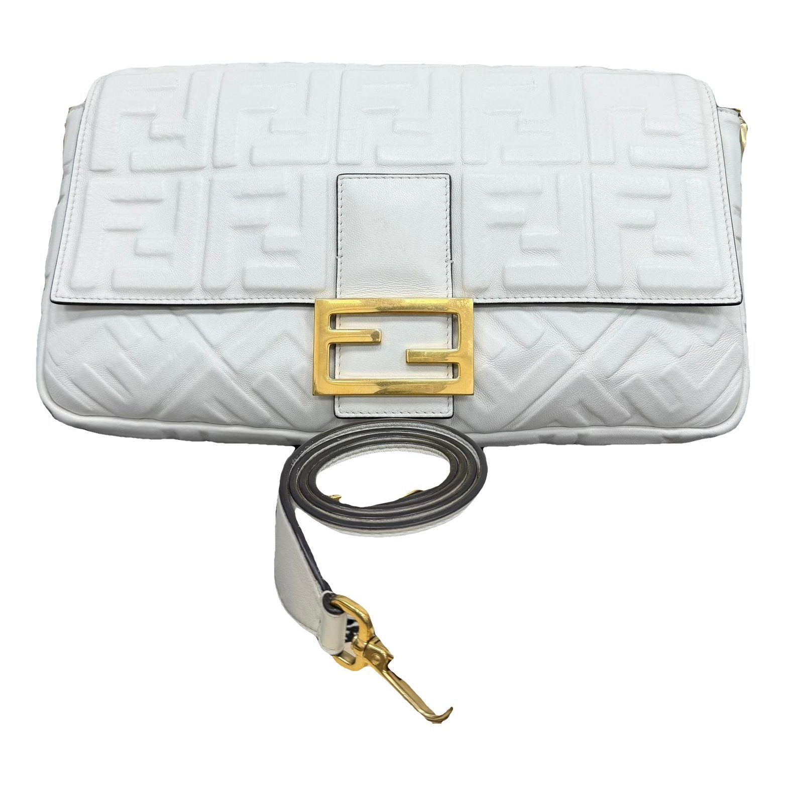 Baguette leather handbag