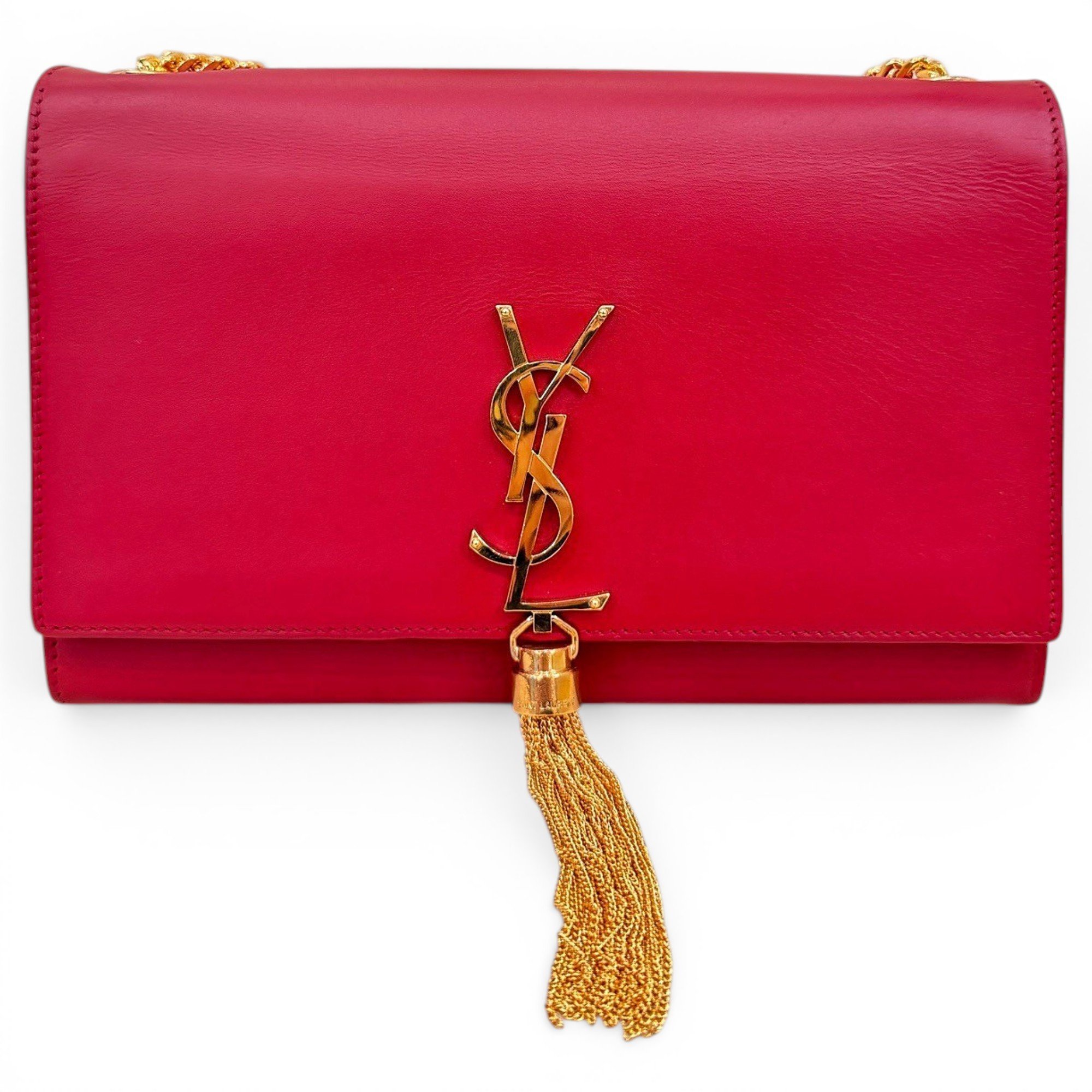 Pompom Kate leather handbag