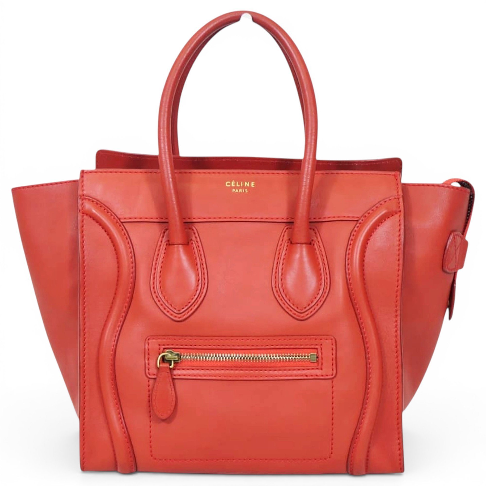 Luggage leather handbag