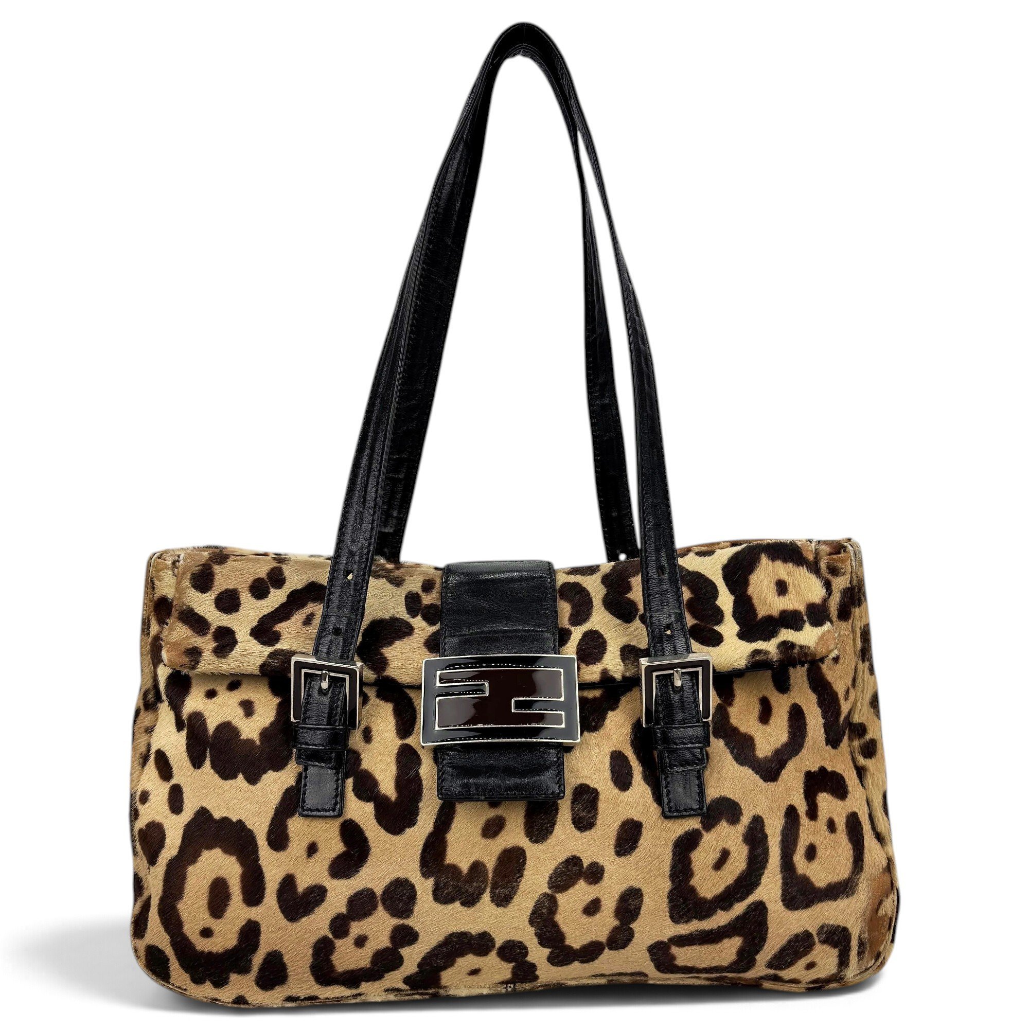 Baguette leather handbag