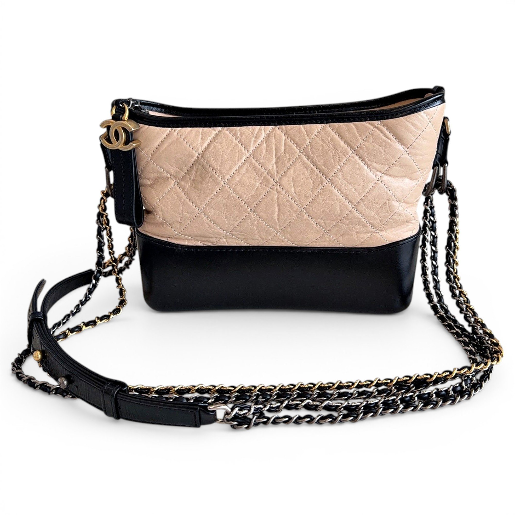 Gabrielle pony-style calfskin handbag