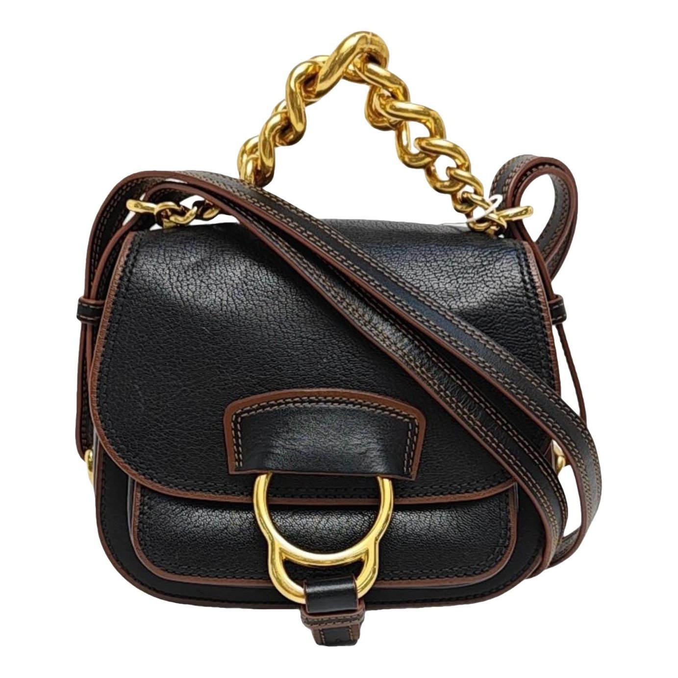 Dahlia leather handbag