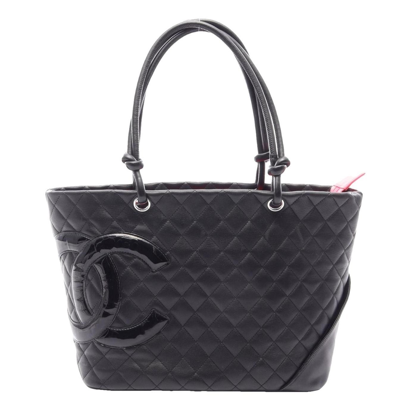 Cambon patent leather tote