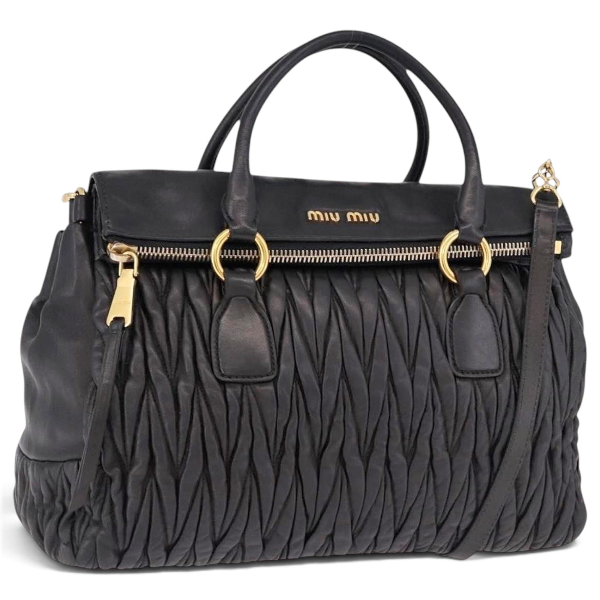 Leather handbag
