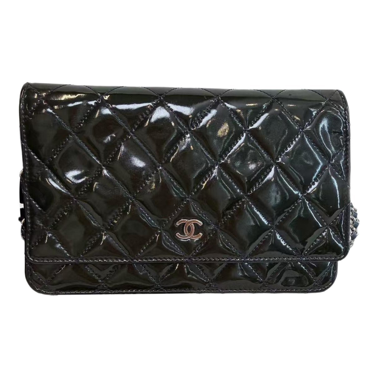 Wallet On Chain Timeless/Classique leather handbag