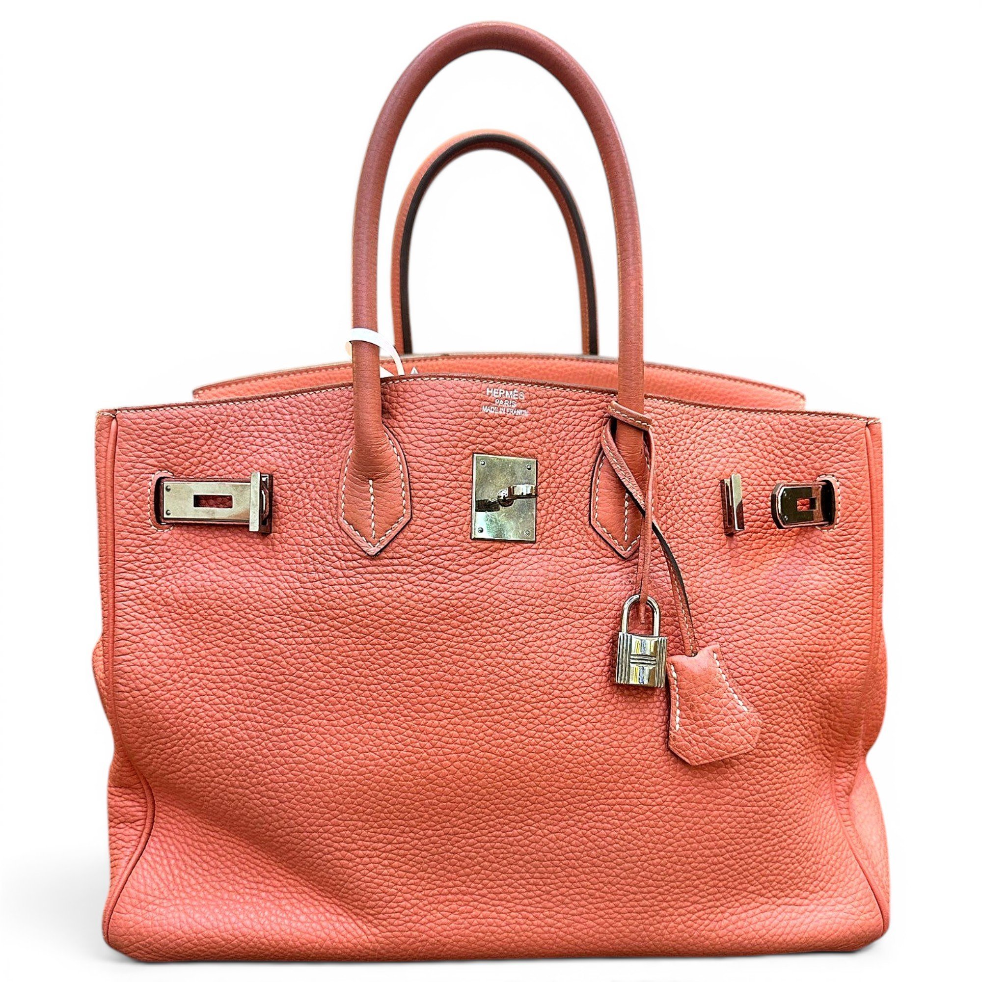 Birkin 35 leather handbag