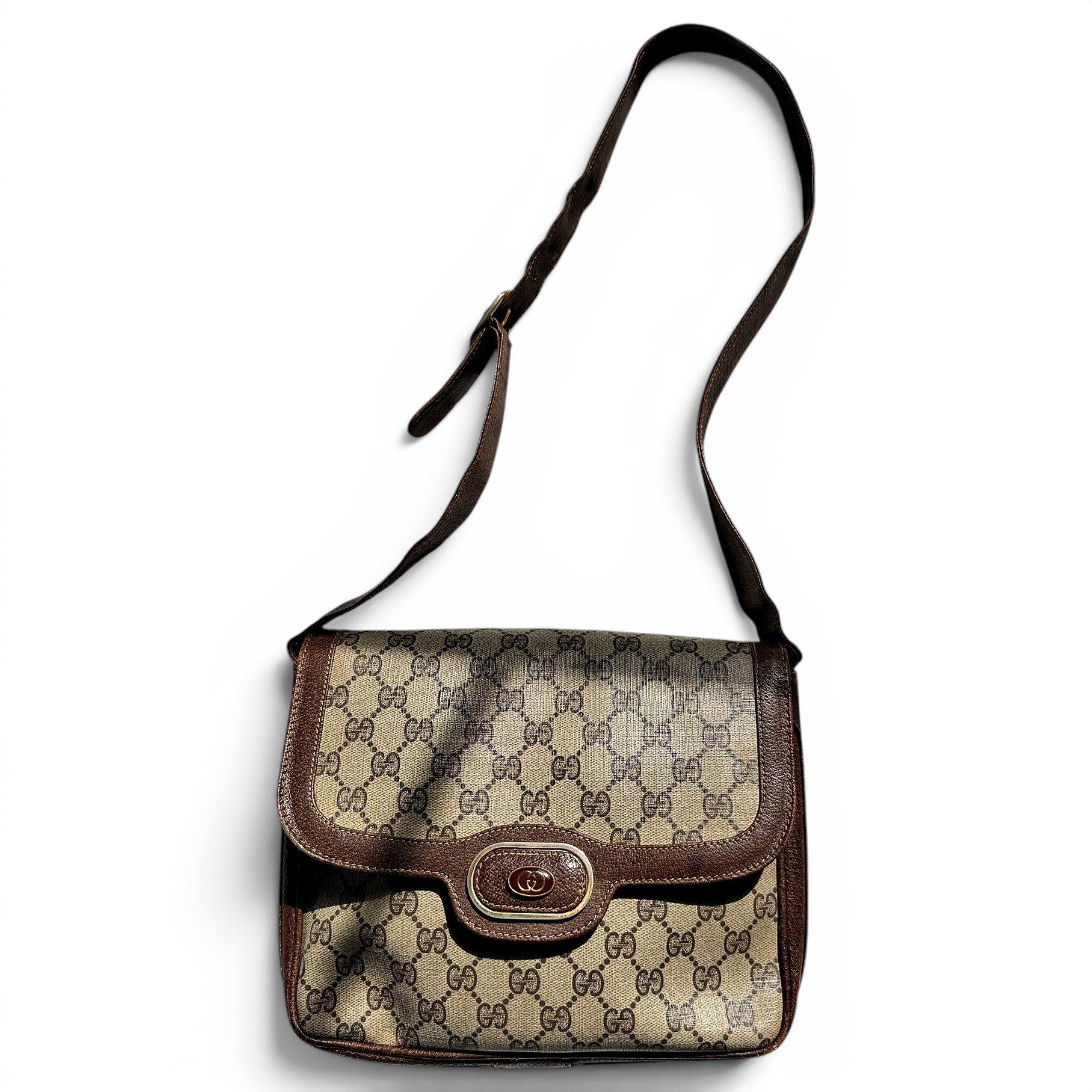 Ophidia GG Supreme leather handbag