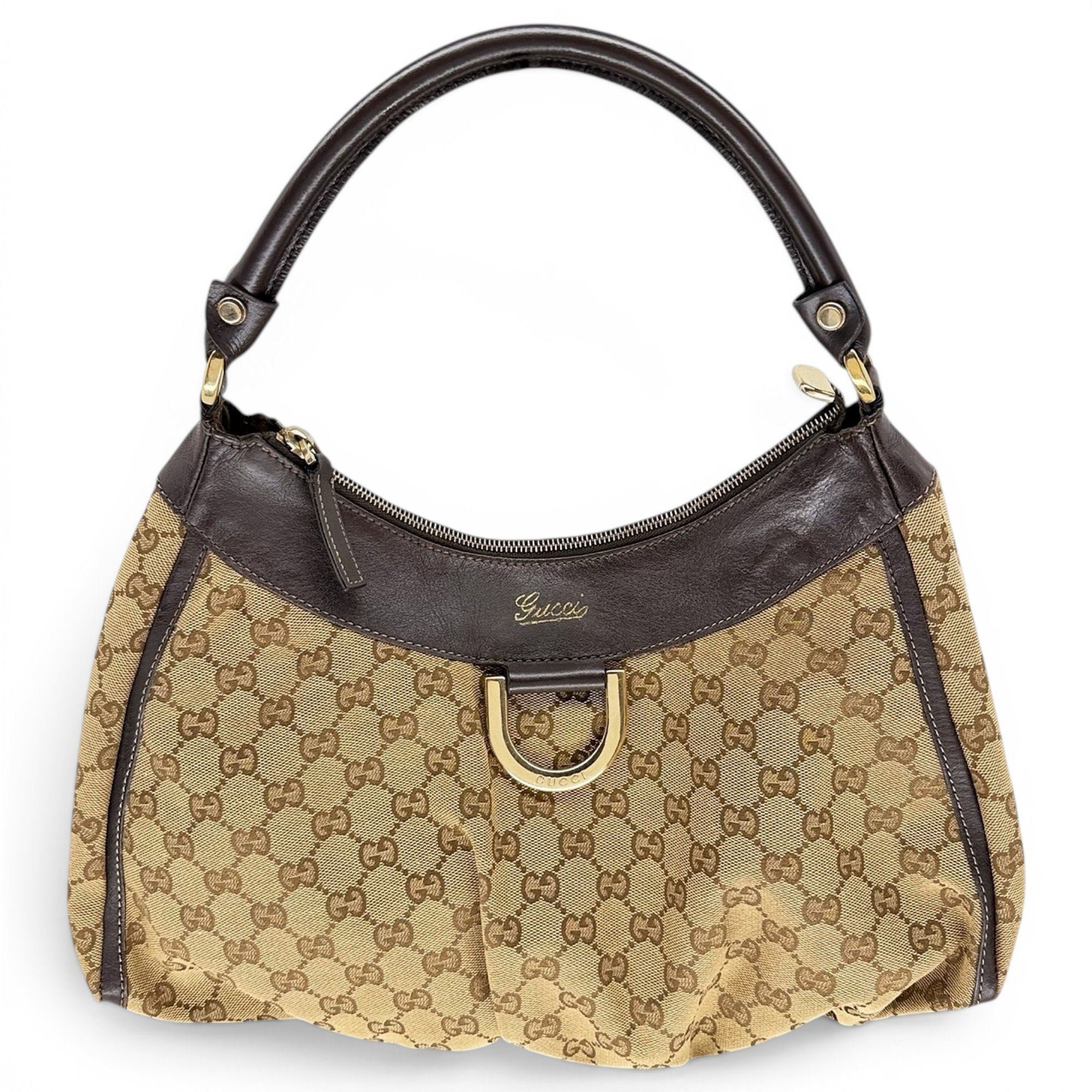 D-Ring leather handbag
