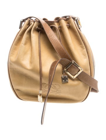 Leather Bucket Bag Vintage
