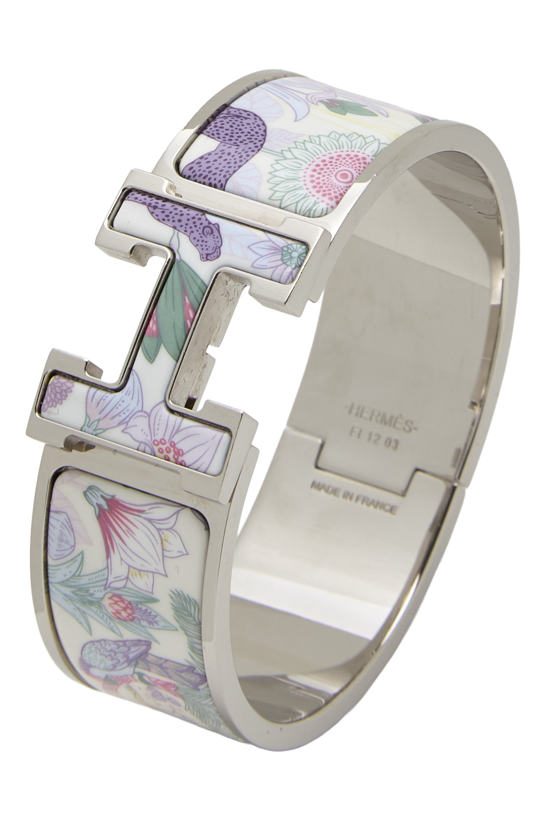Multicolor Enamel Clic-Clac 'H' Wide PM