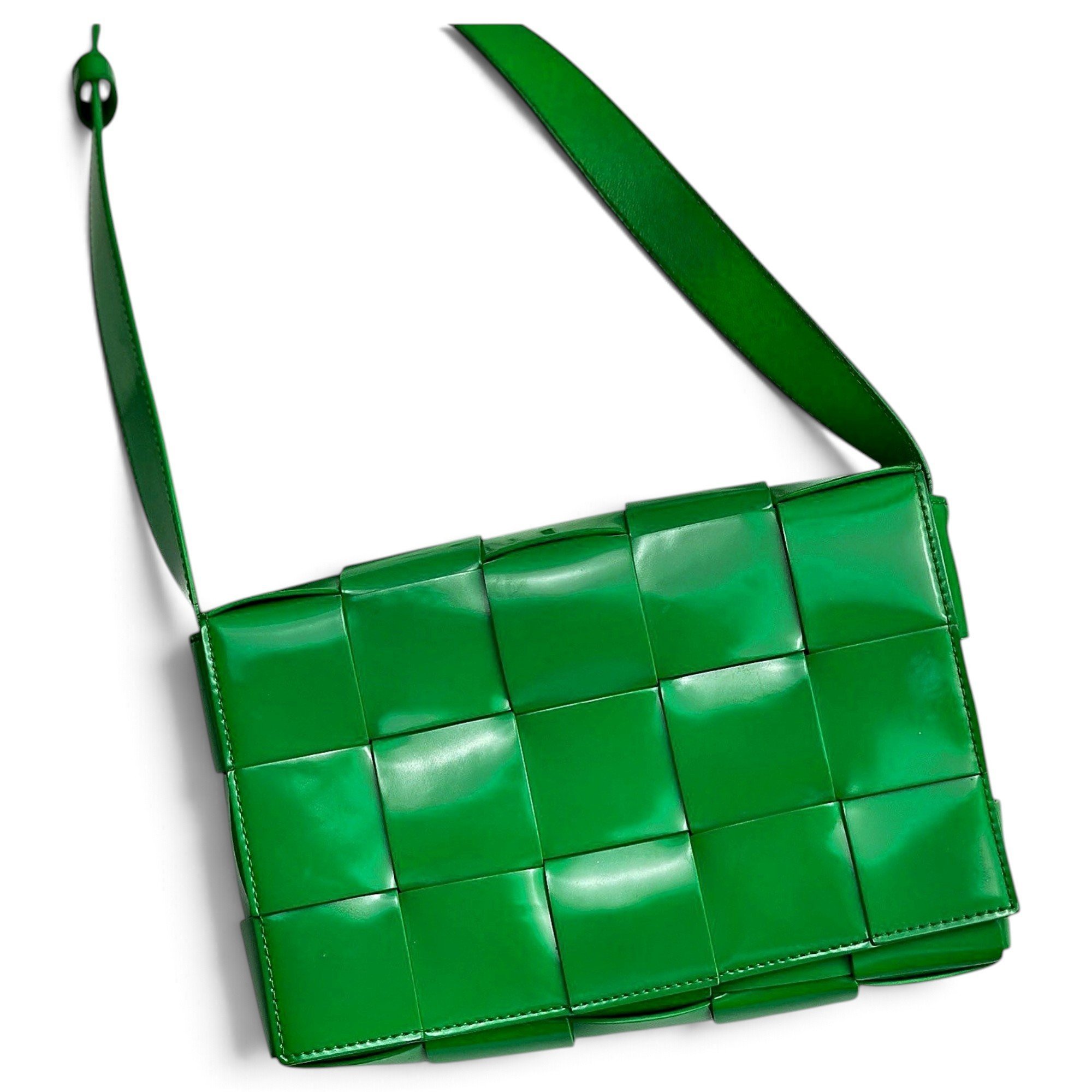 Cassette leather crossbody bag