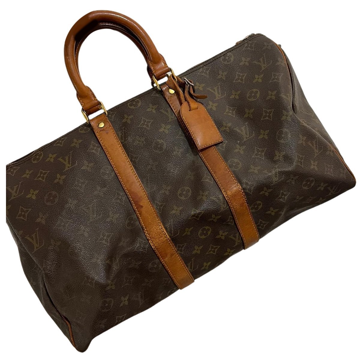 Speedy leather handbag
