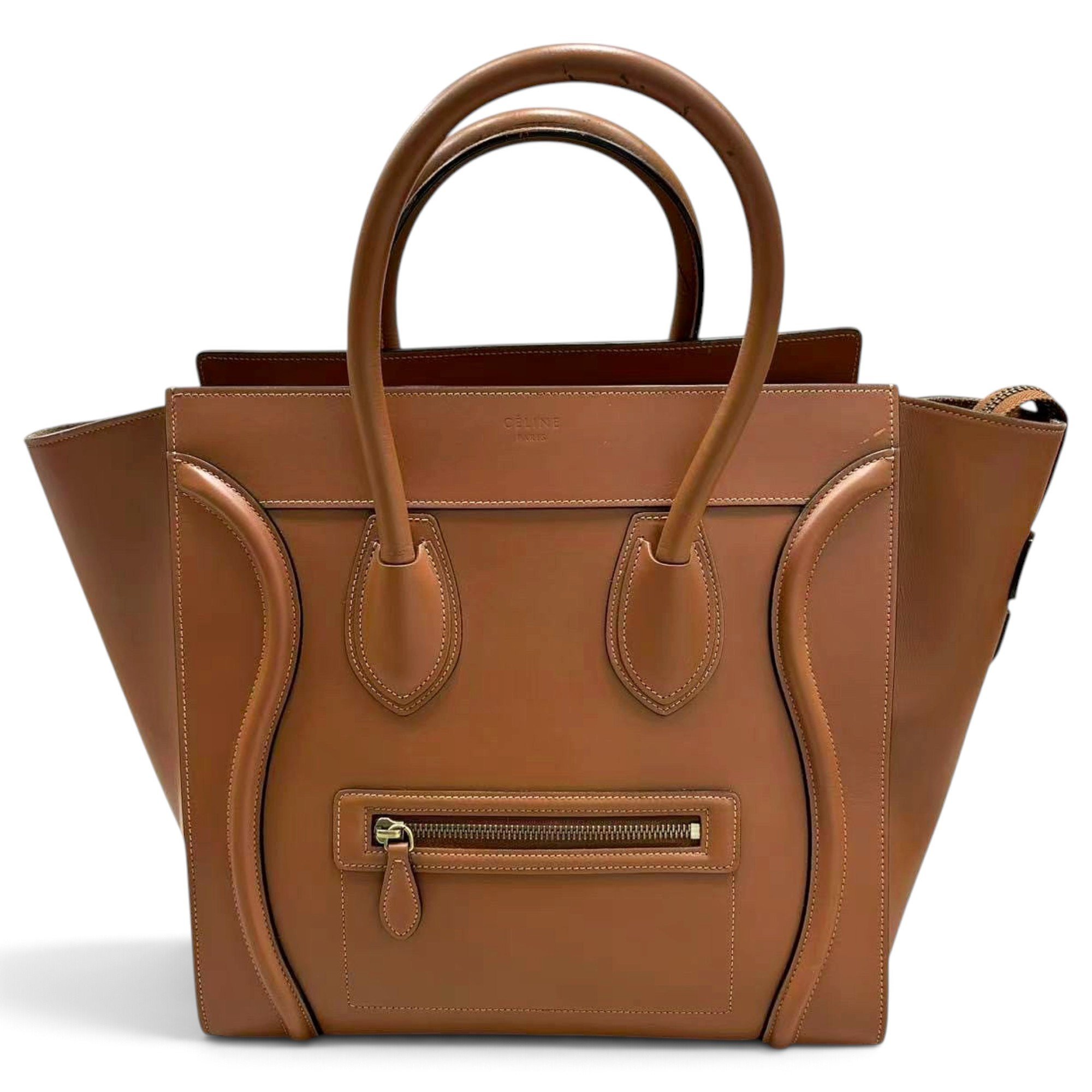 Luggage leather handbag