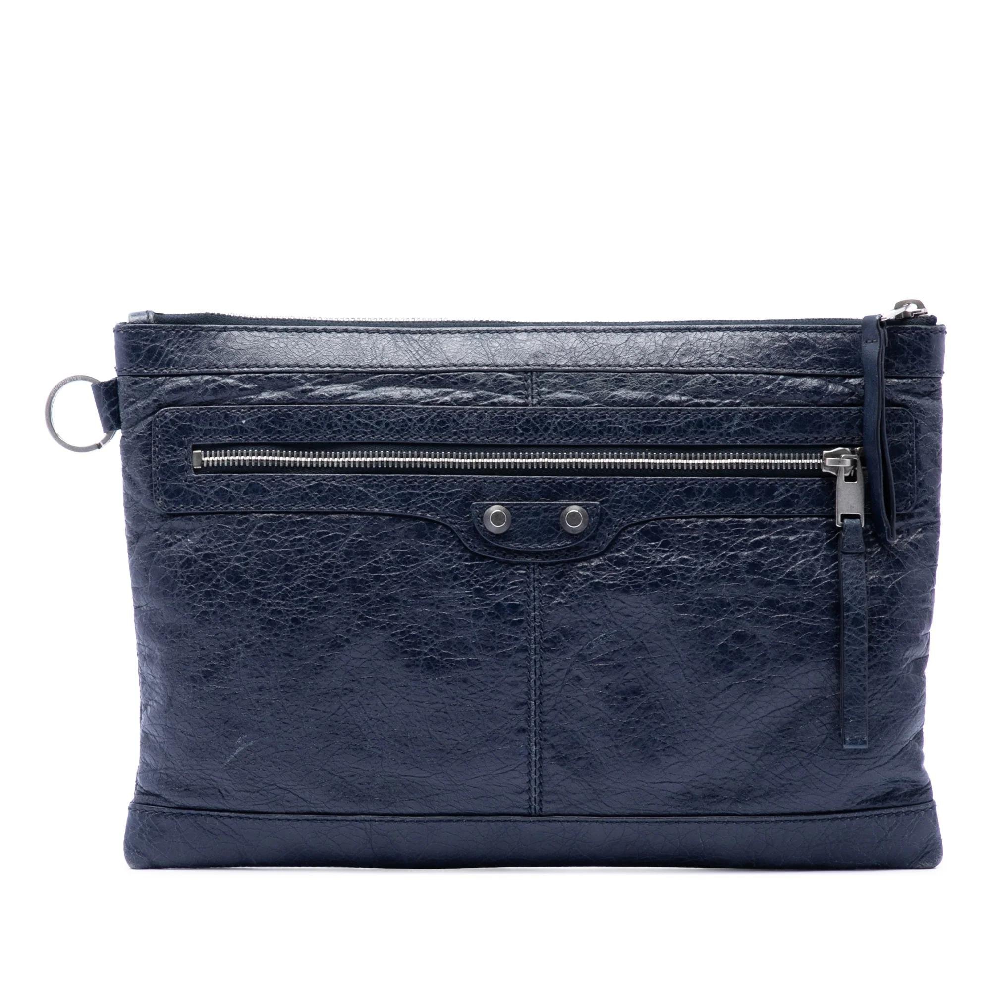 Balenciaga B pony-style calfskin handbag