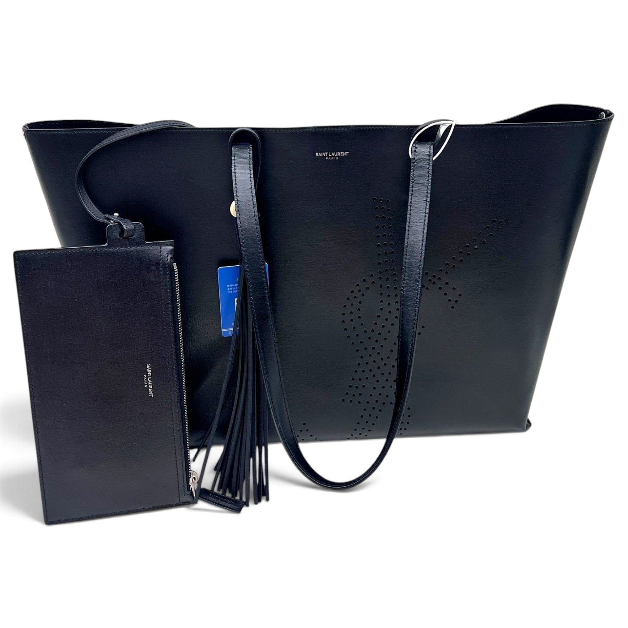 Saint Laurent Shopping leather tote