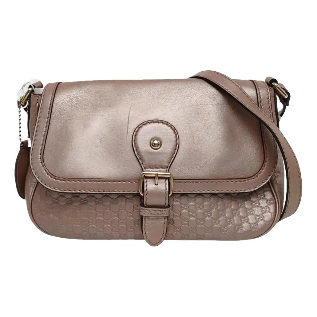 Leather crossbody bag
