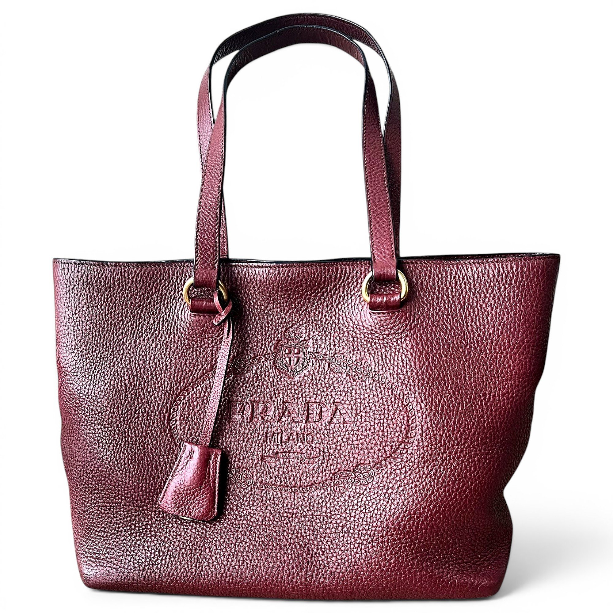Leather tote