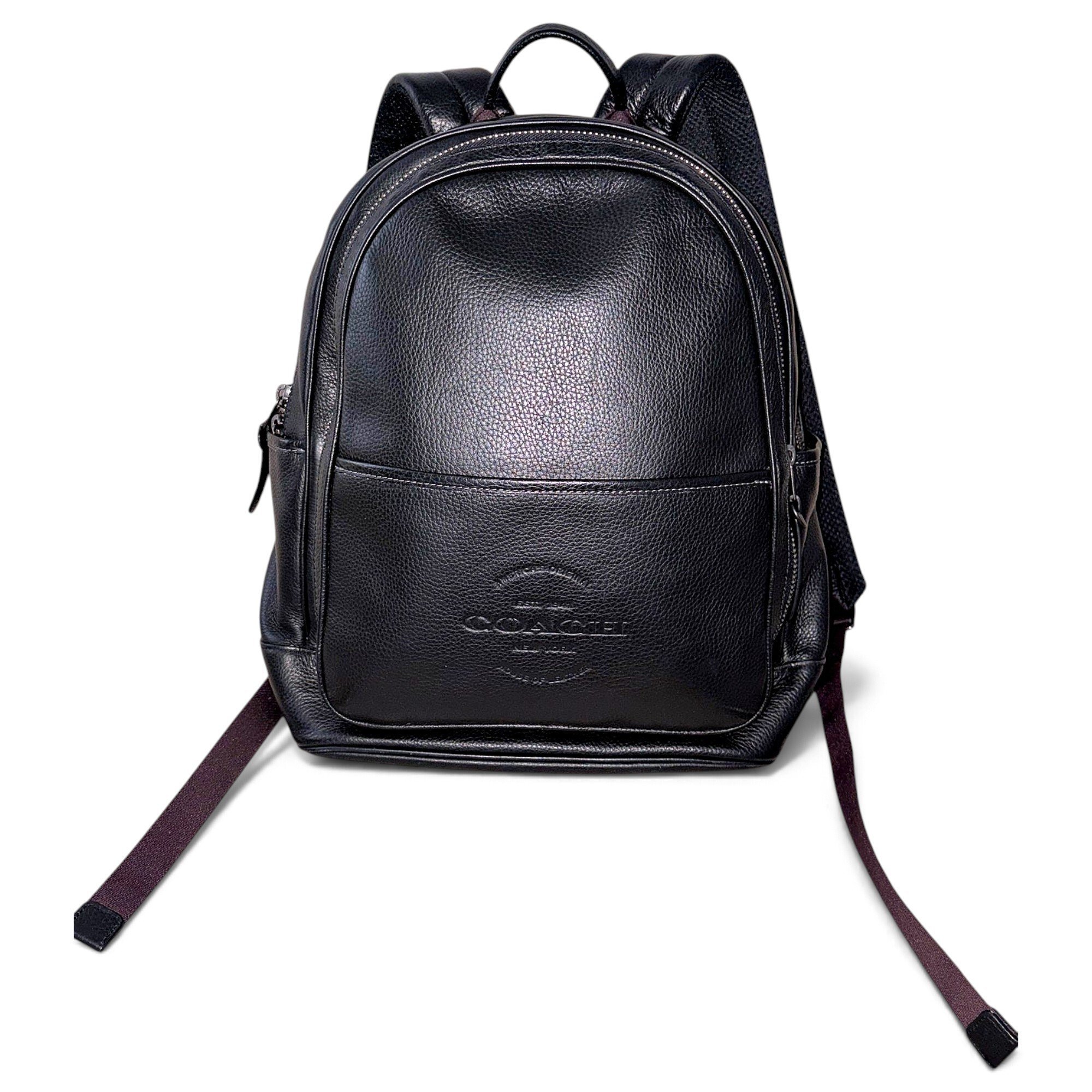 Campus leather backpack