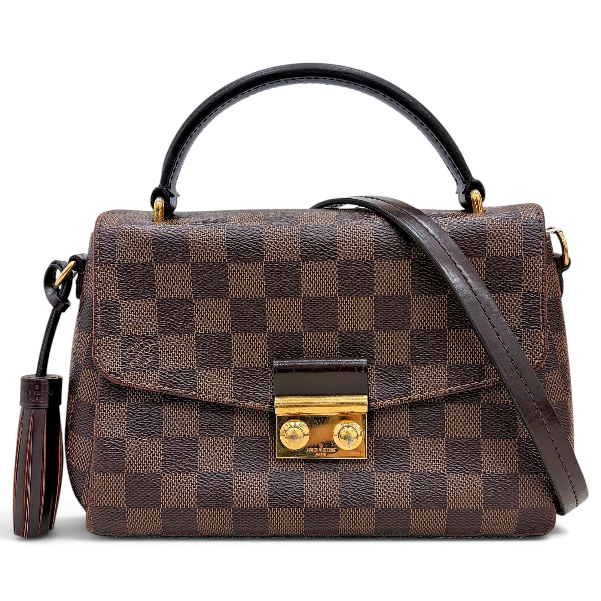 Croisette leather handbag