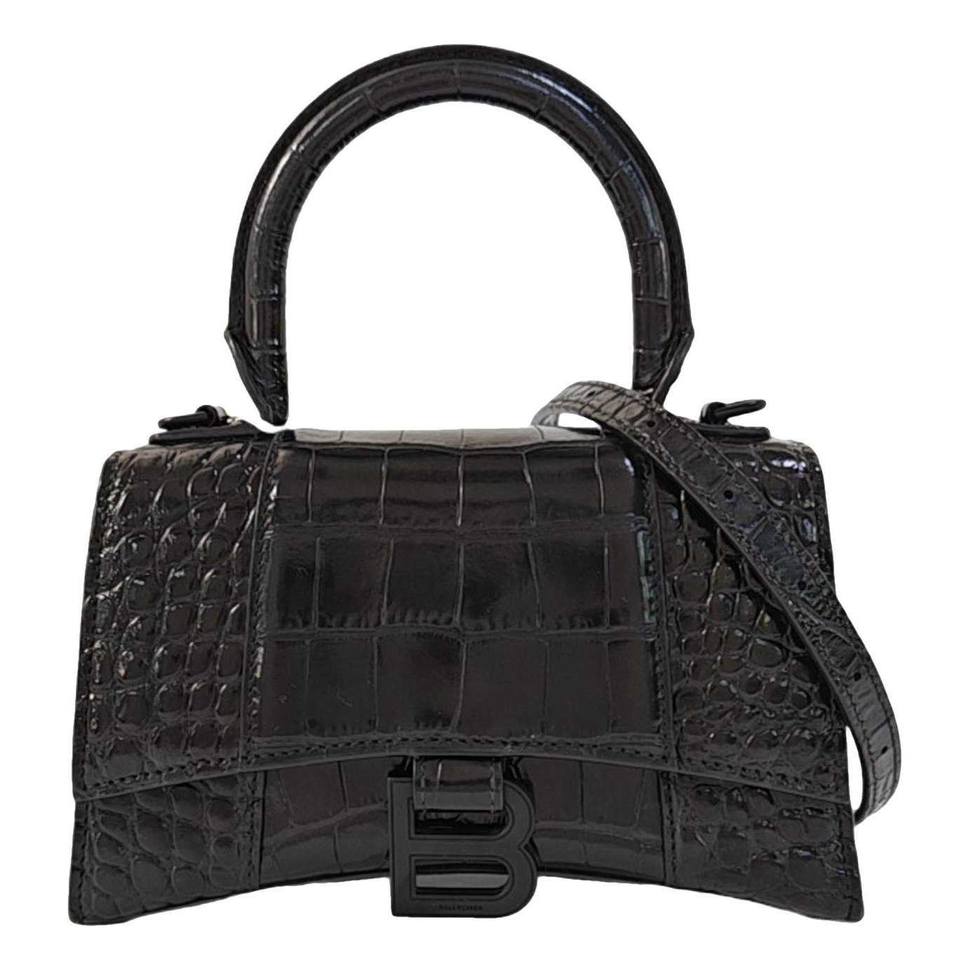 Balenciaga Hourglass leather handbag